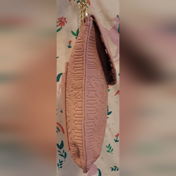 EUC Y2K Juicy Couture Vegan Pink Boho Neutral Crossbody Purse Bag w/ Card Slots - Picture 5 of 10